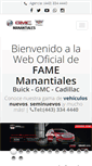 Mobile Screenshot of famemanantiales.com